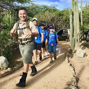 learn about aruba's diverse nature buki di pret activity