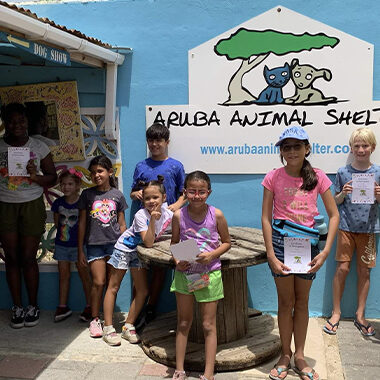 Aruba Animal Shelter Buki di pret activity